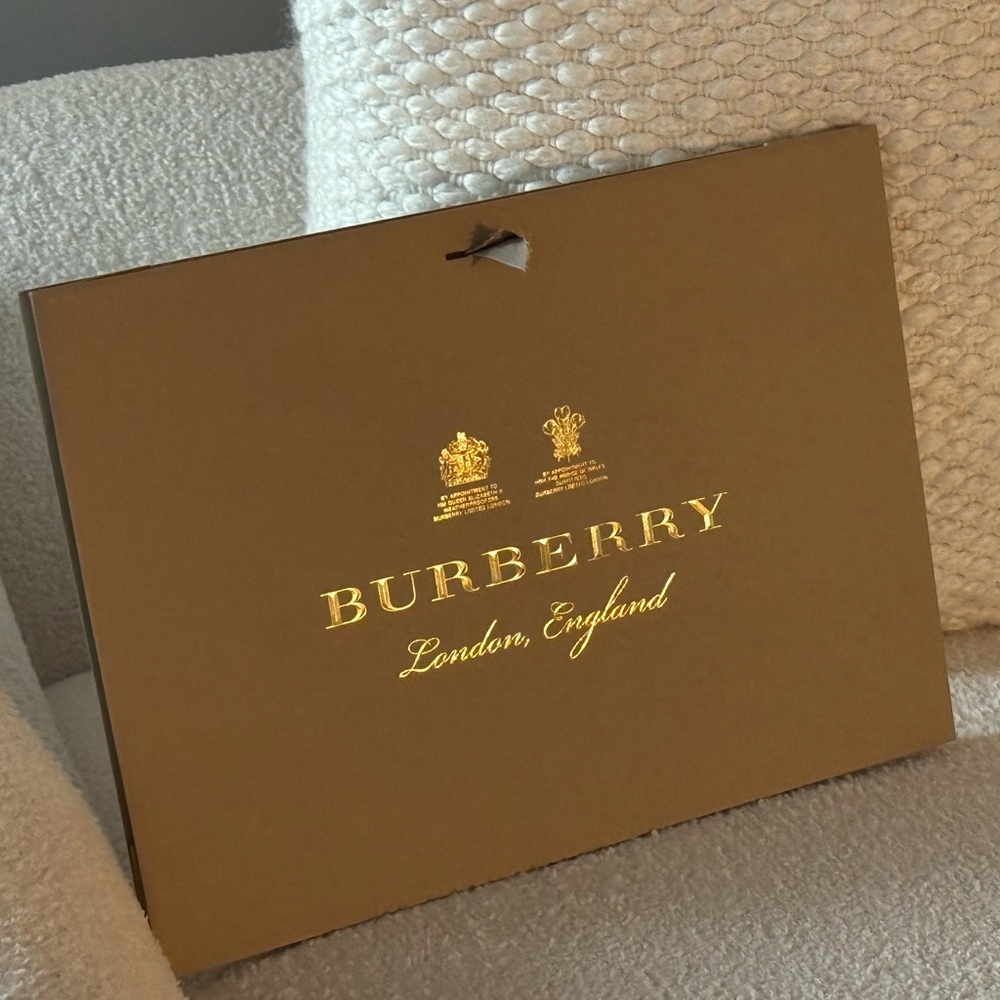Burberry Gold Presentation Paper Bag